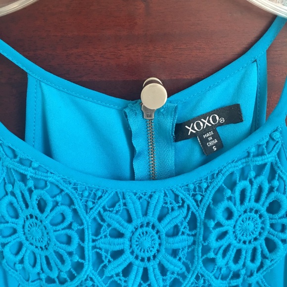 XOXO Crochet Front Romper - Picture 4 of 6